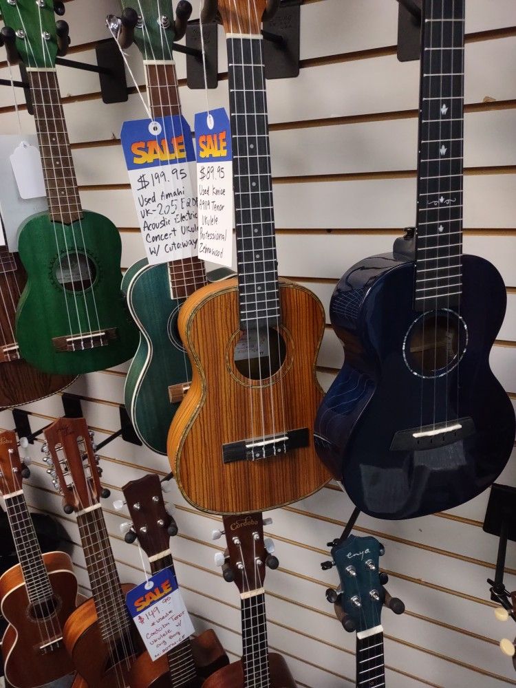 Kmise A9119 Tenor Ukulele Professional Zebrawood