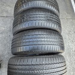 4.   PCS OF TIRES.     FALKEN  ZIEX.    SIZE 225/45/19