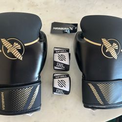 ***BRAND NEW w. TAGS*** Hayabusa 12oz Boxing Gloves w. 120” Wraps