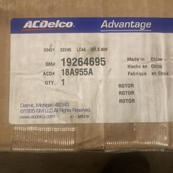Two Ac Delco Advantage Brake Rotors For Chevrolet 1500