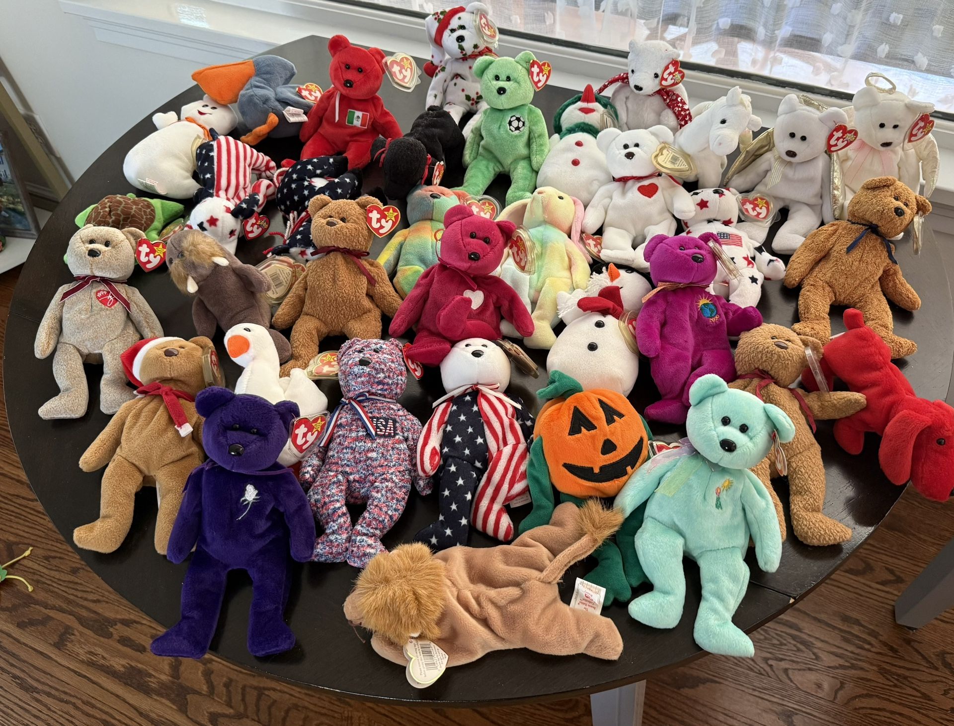 34 TY Beanie Babies