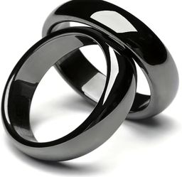 Hematite Black Rings Sizes 9, 10, 11 & 13