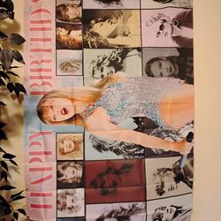 Taylor Swift Happy Birthday Banner 3 Ft x 5 FT