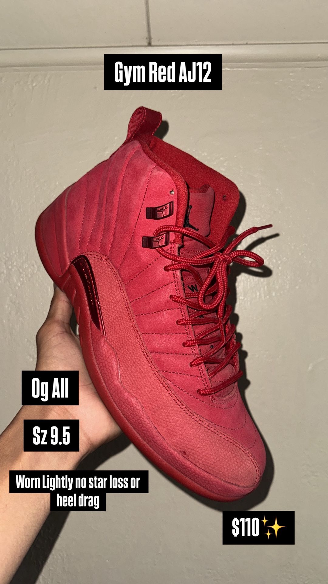 Jordan 12 Gym Red