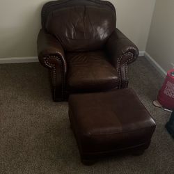 Arm Chair With Foot Stool