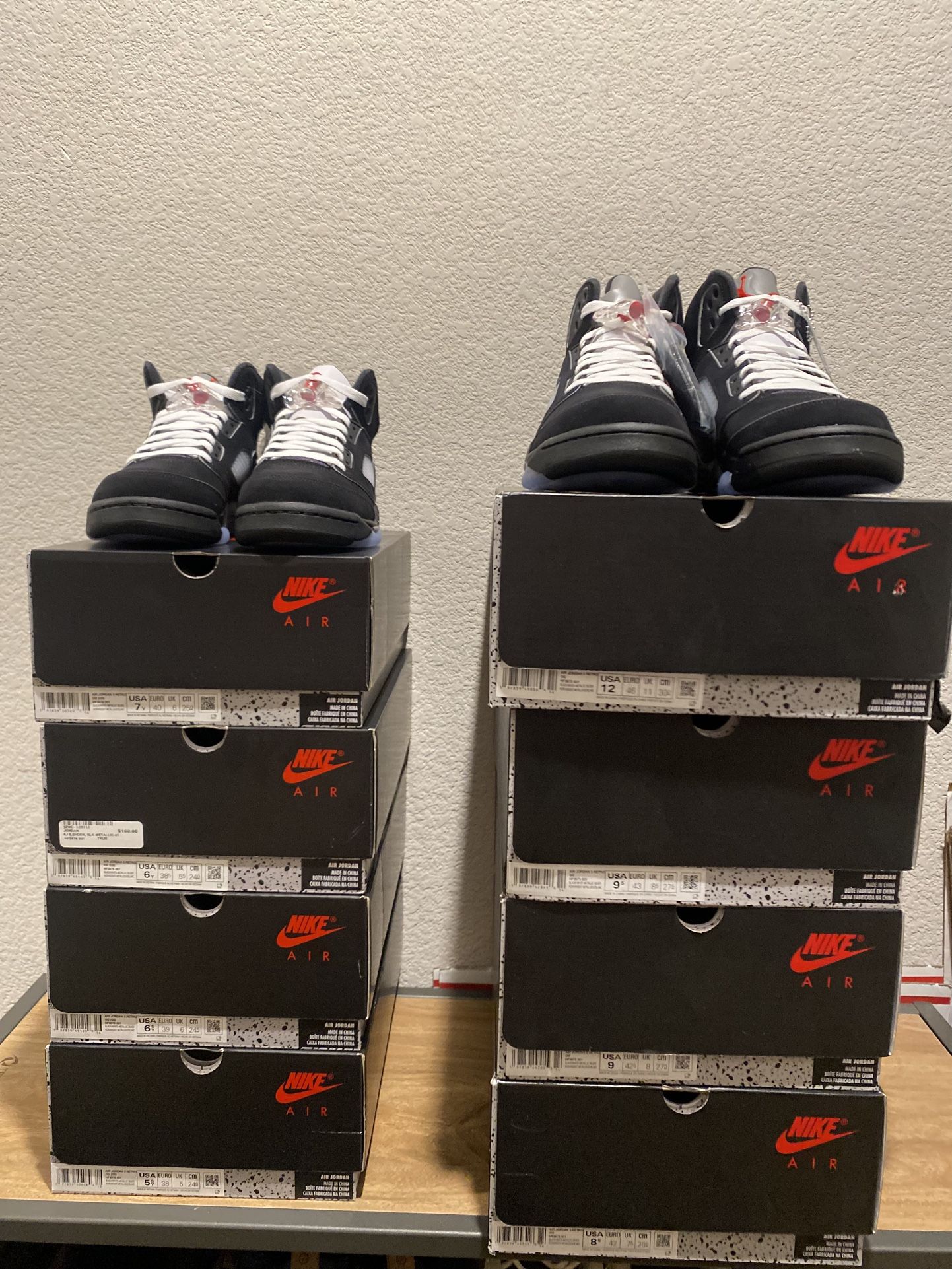 Jordan 5 Black Metallic