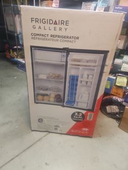 Frigidaire  gallery mini fridge stainless  steel
