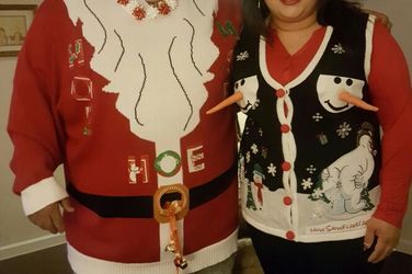 Womens Ugly xmas sweaters vest