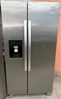 Stainless Steel Whirlpool Side By Side Refrigerator