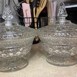 Vintage Anchor Hocking Dishes With Lids 