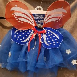 Patriotic Tutu and Wings