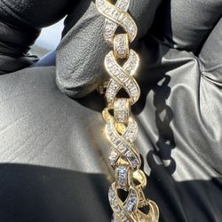 14k Diamond Bracelet 