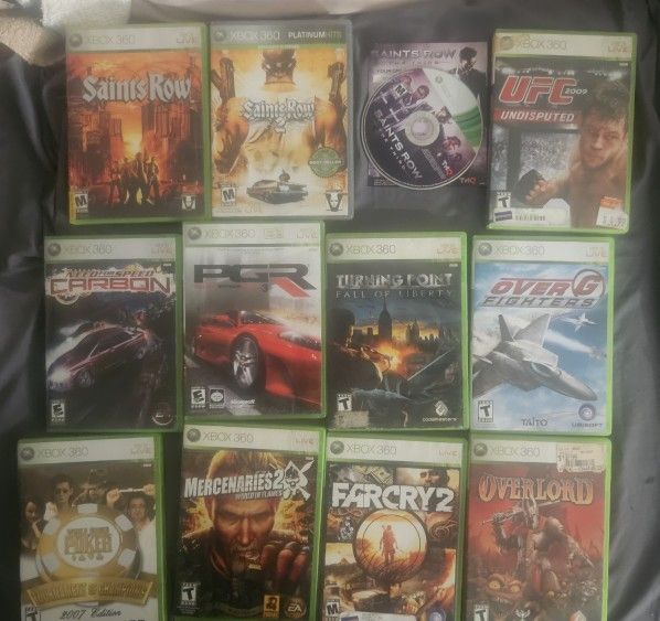 Xbox 360 Games Lot Of 12