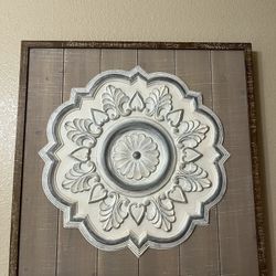 Rustic Flower Design Portrait (LIKE NEW) - $25