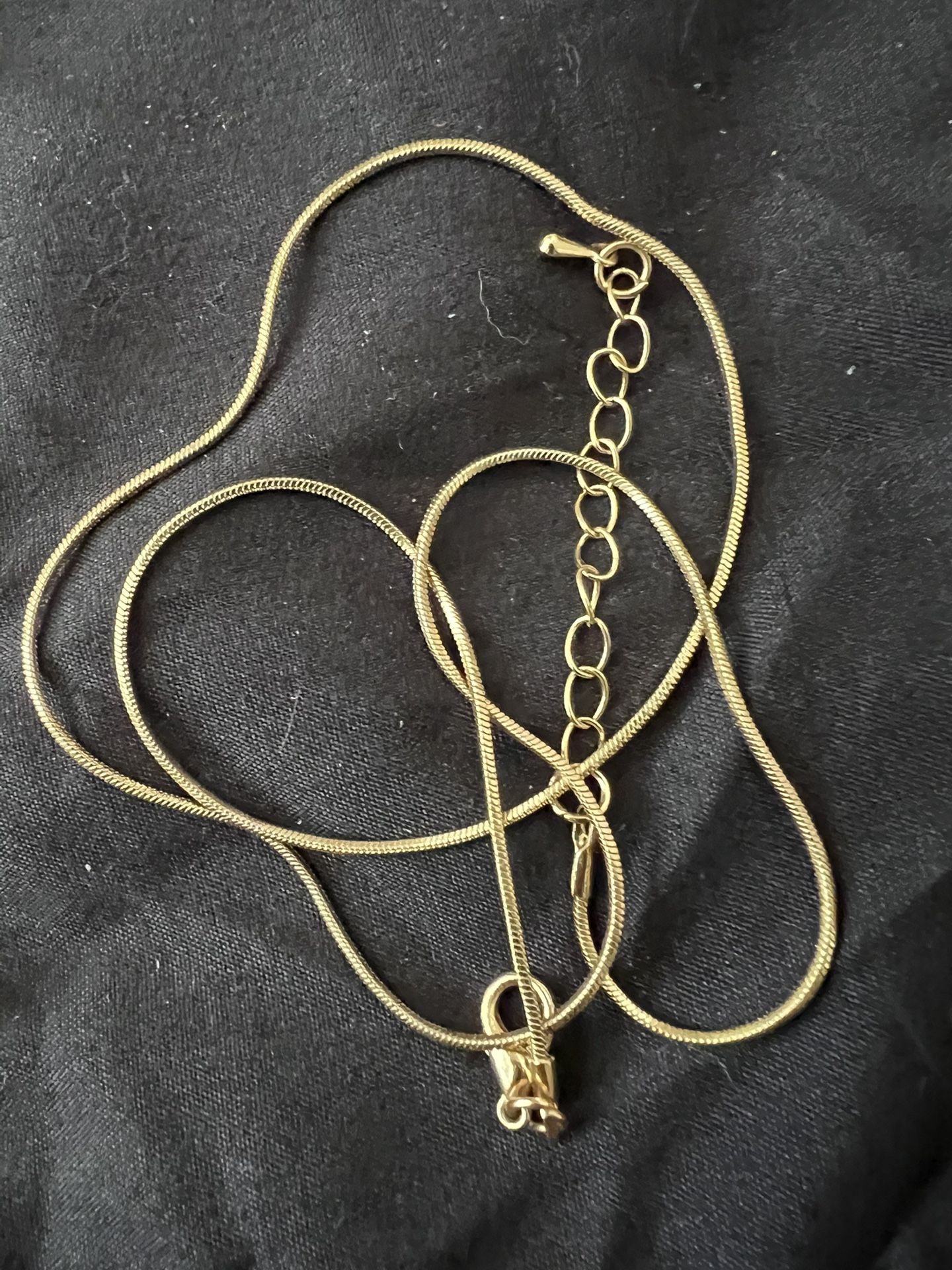 2 Pieces Of 14k Gold Plated Necklace 