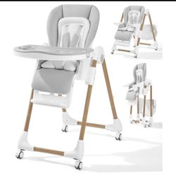  High Chairs for Babies and Toddlers, 3-in-1 Still Sealed 
