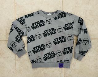 H&M Grey and Black Star Wars Kids Sweatshirt