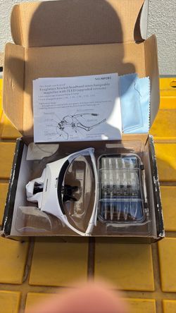 LED Headband Magnifier Glasses with Interchangeable Lenses