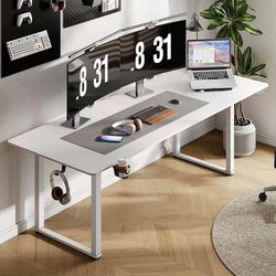Standing Desk, 71x32 Inches Rectangle Stand Up Desk with 4 Legs