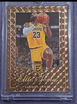 2023-24 Donruss Elite #1 LeBron James True Gold /10