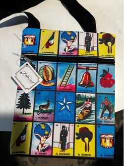 Loteria Crossbody Bags - 4 Pcs