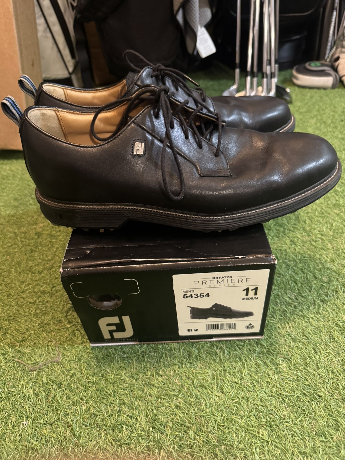 Gorgeous Footjoy Dryjoys Premier Black Edition size 11m men’s msrp$150 #1 shoe PGA Tour