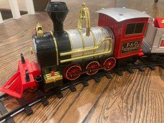 FAO battery operated motorized Christmas train set  - enjoy year round