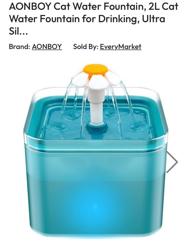 AONBOY colorfulbpet drinking fountain 