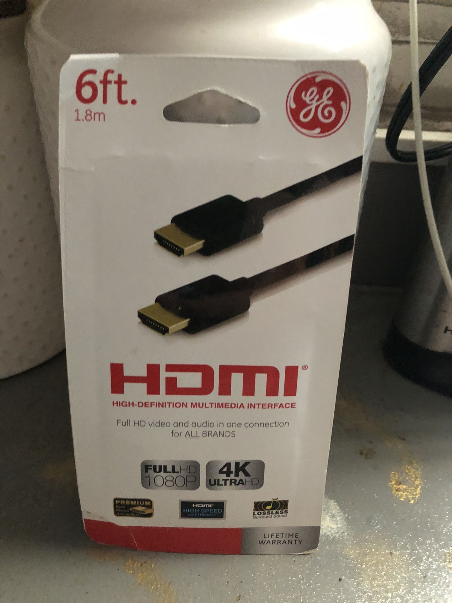 HDMI 6 Ft Cable New In Sealed Box