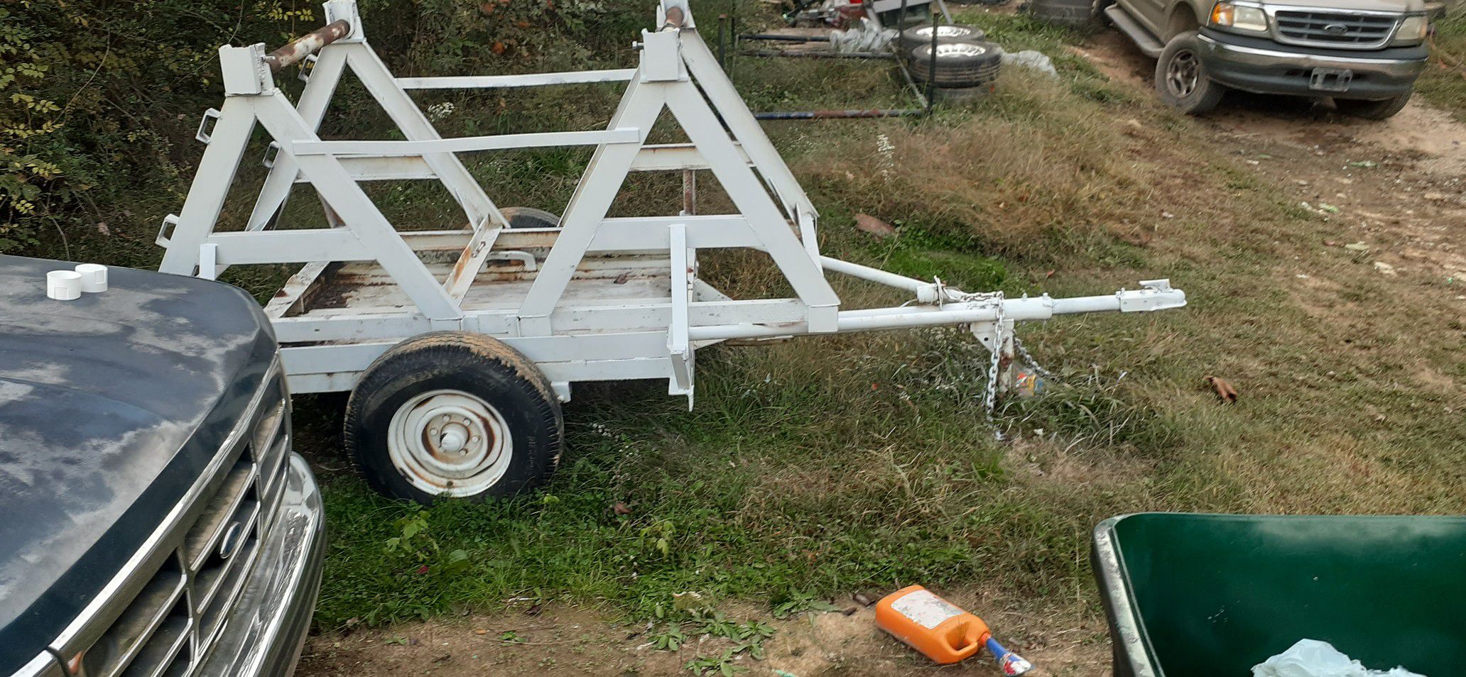 Cable reel trailer