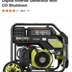 Generator RYOBI 4000watt Gasolina Powered