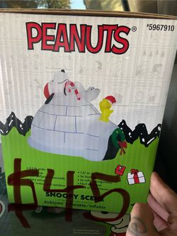 Snoopy Christmas Inflatable 