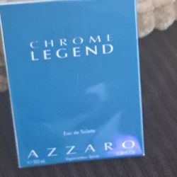 NEW & SEALED "CHROME LEGEND BY AZZARO " MEN'S LARGE SIZE SPRAY 35$