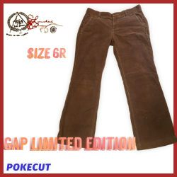 GAP 1969 Limited Edition Size 6R Corduroy Slacks