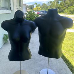 Set of 2 Mannequin Torso 
