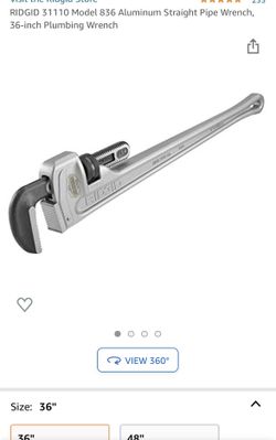 Rigid Pipe Wrench 36in