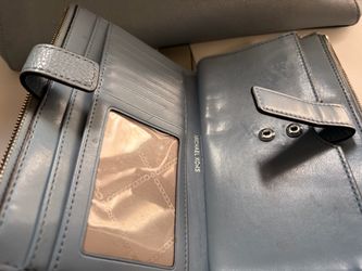 Light Blue Michael Kors Tote Purse w/ matching Wallet