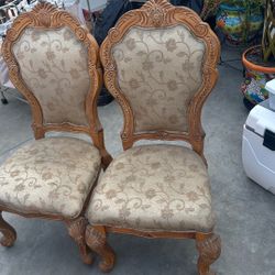 Two Wooden Chairs