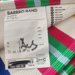 Ikea BARBRO RAND 2' 7" x 6' 7" Multicolored Rug