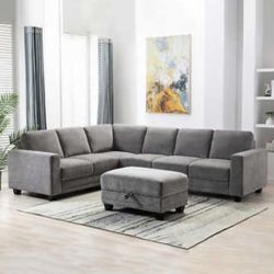 Sectional with Ottoman 