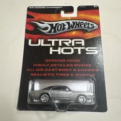 Hot Wheels Ultra Hots 69 Dodge Charger Silver