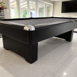 Black Pool Table 7’ (Free Delivery & Pro setup) New Felt Any Color + All Accessories 