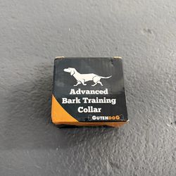 Advanced bark training collar