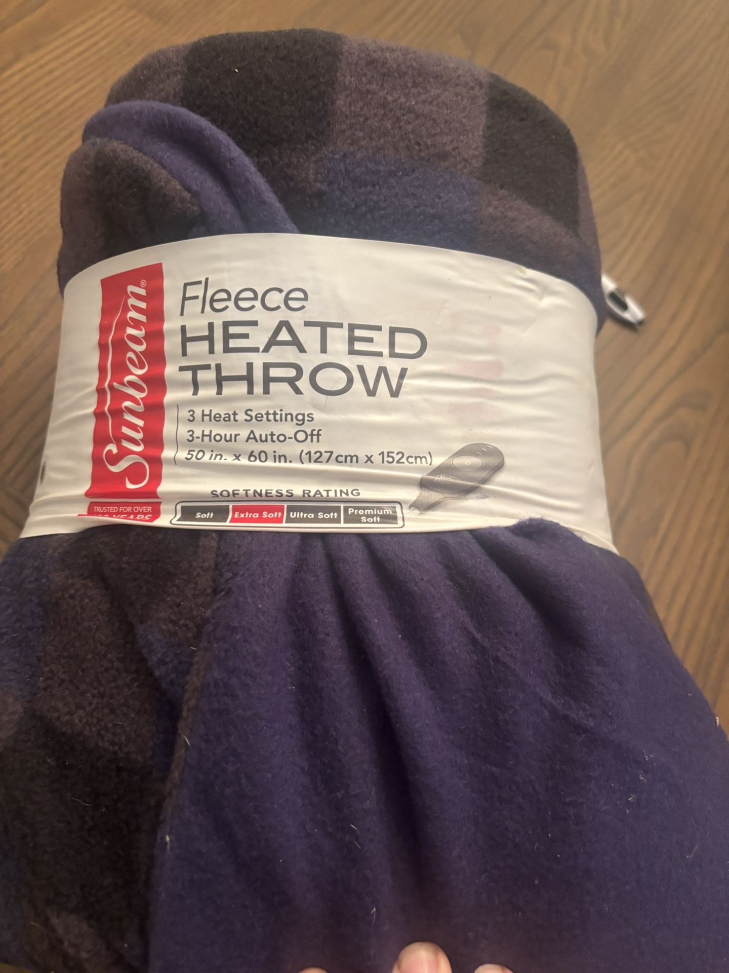 Fleece Heated Throw