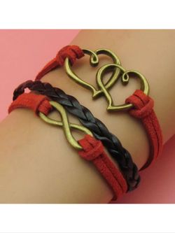 Leather style bracelet