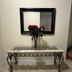 Console Table And Mirror