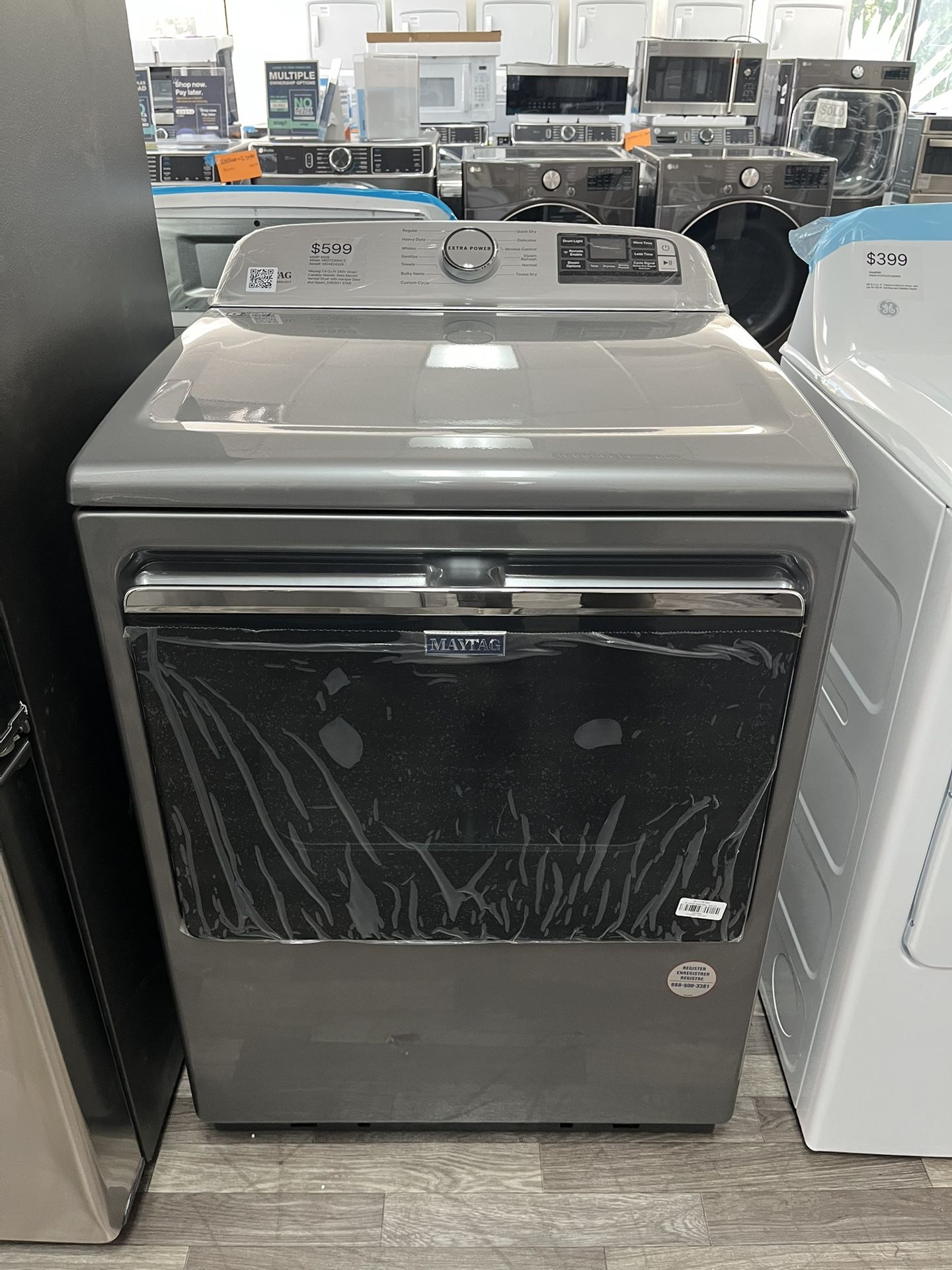 Maytag Vented Electric Dryer ENERGY STAR, 1 Yr Warranty