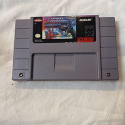 Super Nintendo Game: Lethal Enforcers $30 Obo Habló Español