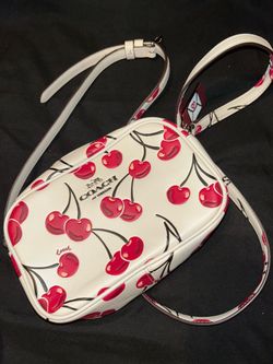 Coach Cherry Print Crossbody Bag