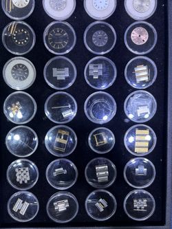 Rolex dials bezels parts links gasket sapphire crystal plastic screw crown gold repairs